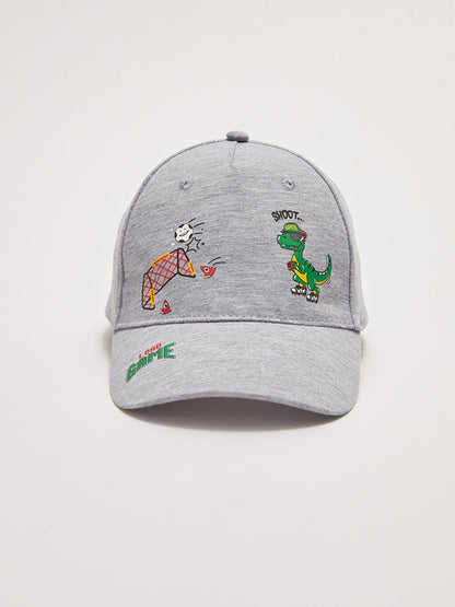 Dinosaur Printed Boy's Cap Hat