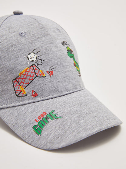 Dinosaur Printed Boy's Cap Hat