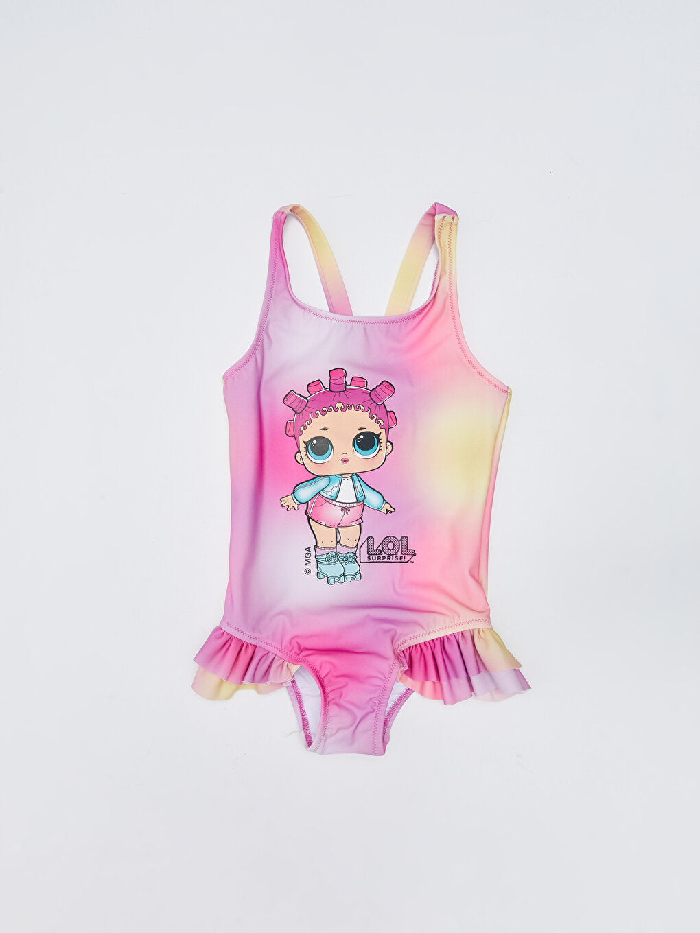 LOL Surprise OMG Licensed Girl's Swimsuit Made of Flexible Fabric