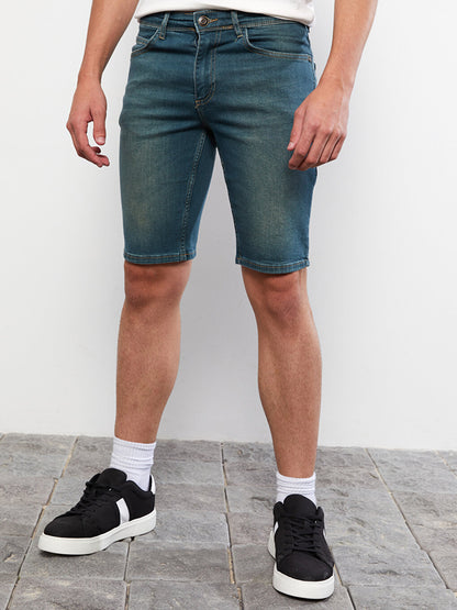 Standard Fit Men's Jean Shorts