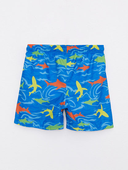 Printed Quick Drying Boys' Swim Shorts