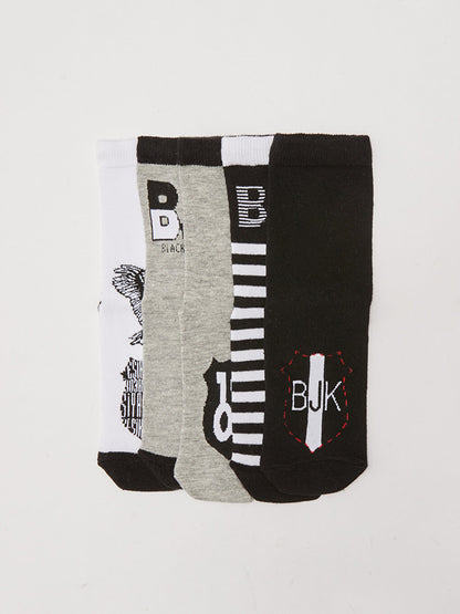 Beşiktaş Printed Boy's Fan Socket Socks 5-pack