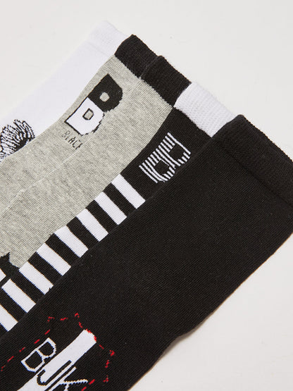 Beşiktaş Printed Boy's Fan Socket Socks 5-pack