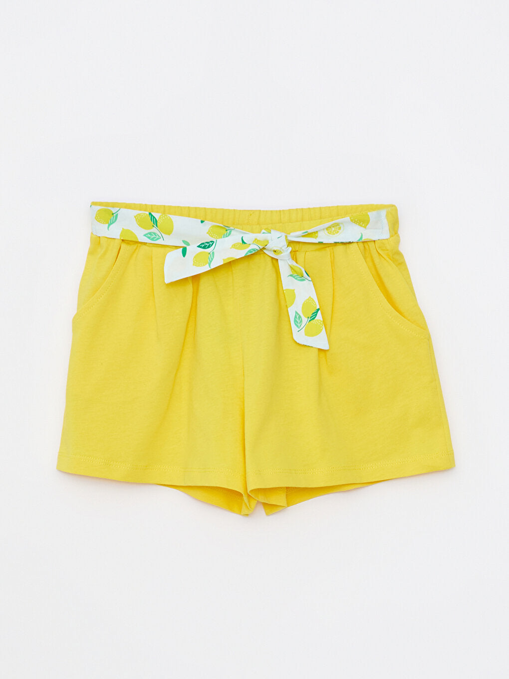 Basic Girls' Shorts with Elastic Waist