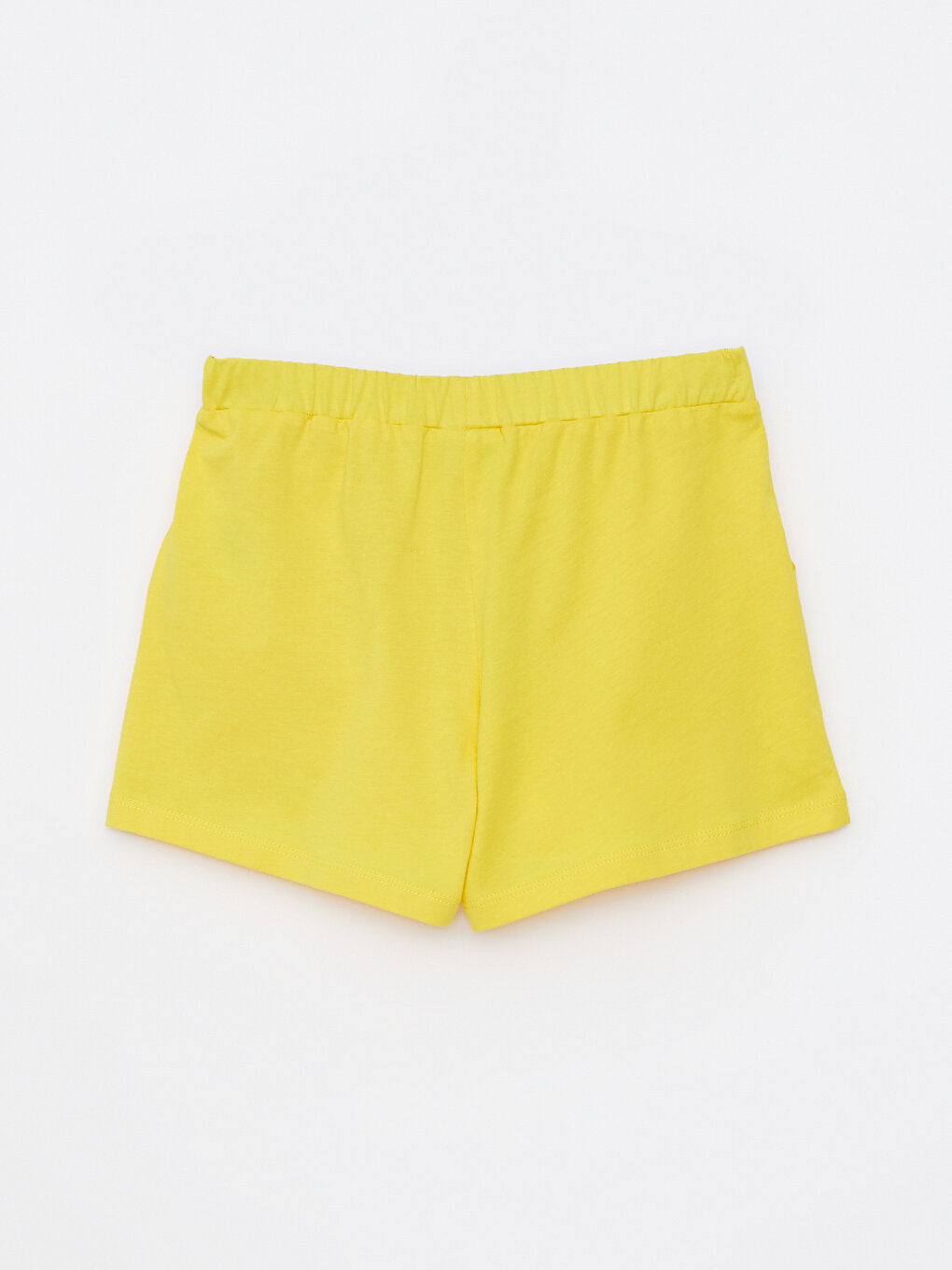 Basic Girls' Shorts with Elastic Waist