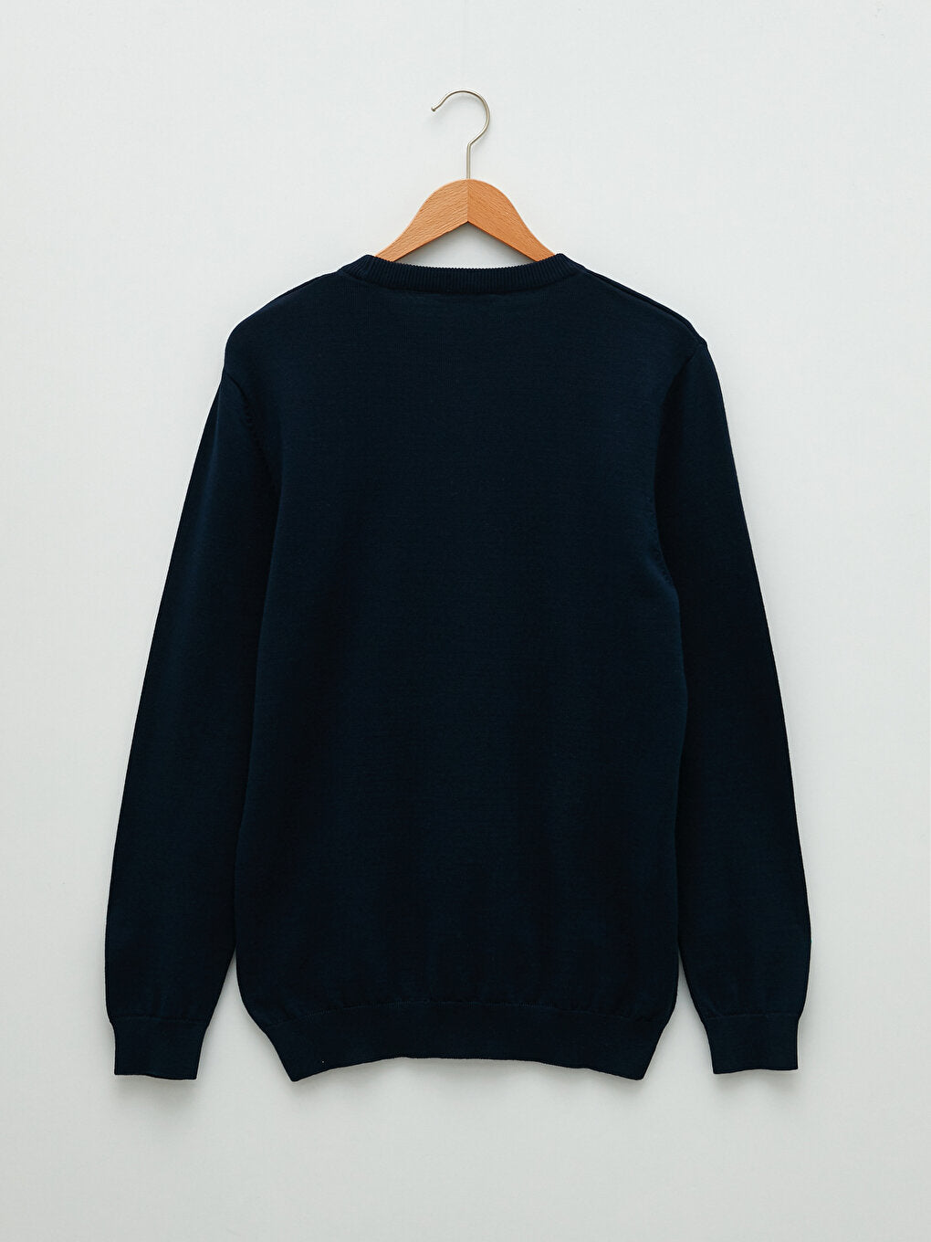 Crew Neck Long Sleeve Thin Men's Knitwear Sweater