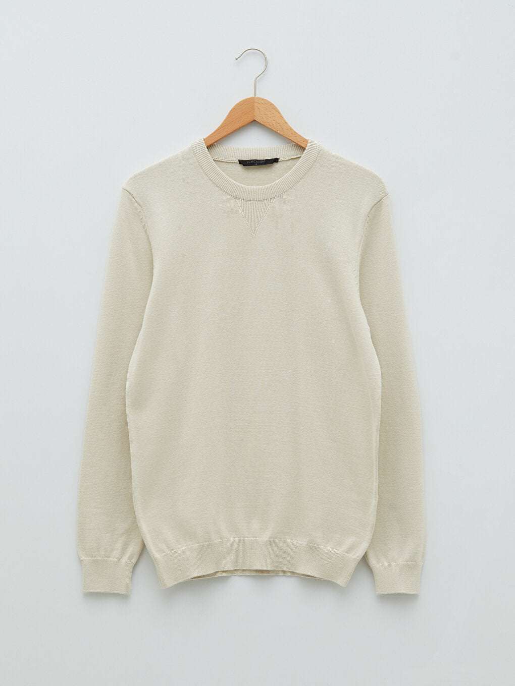 Crew Neck Long Sleeve Thin Men's Knitwear Sweater