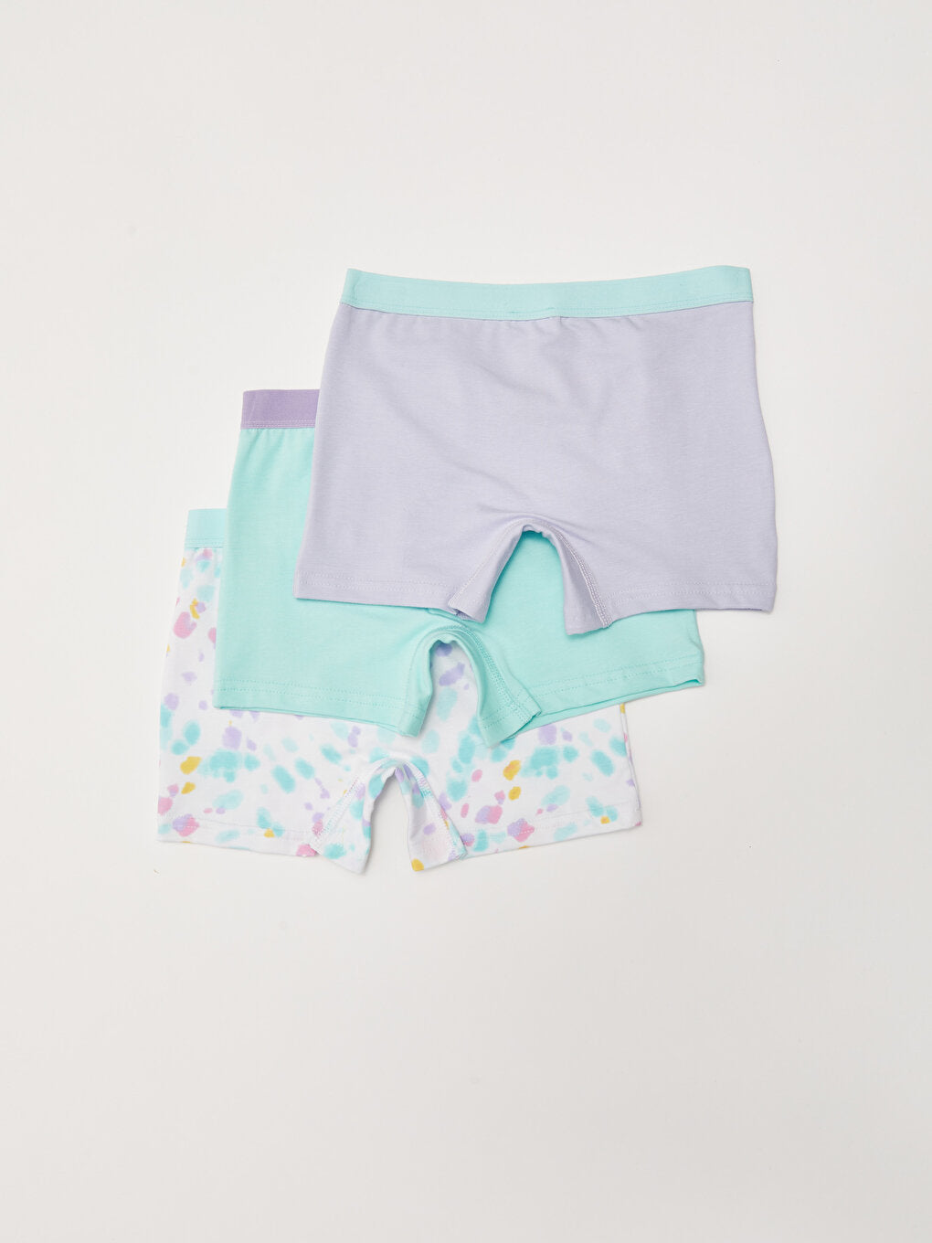 Printed Cotton Girl's Boxer Set of 3