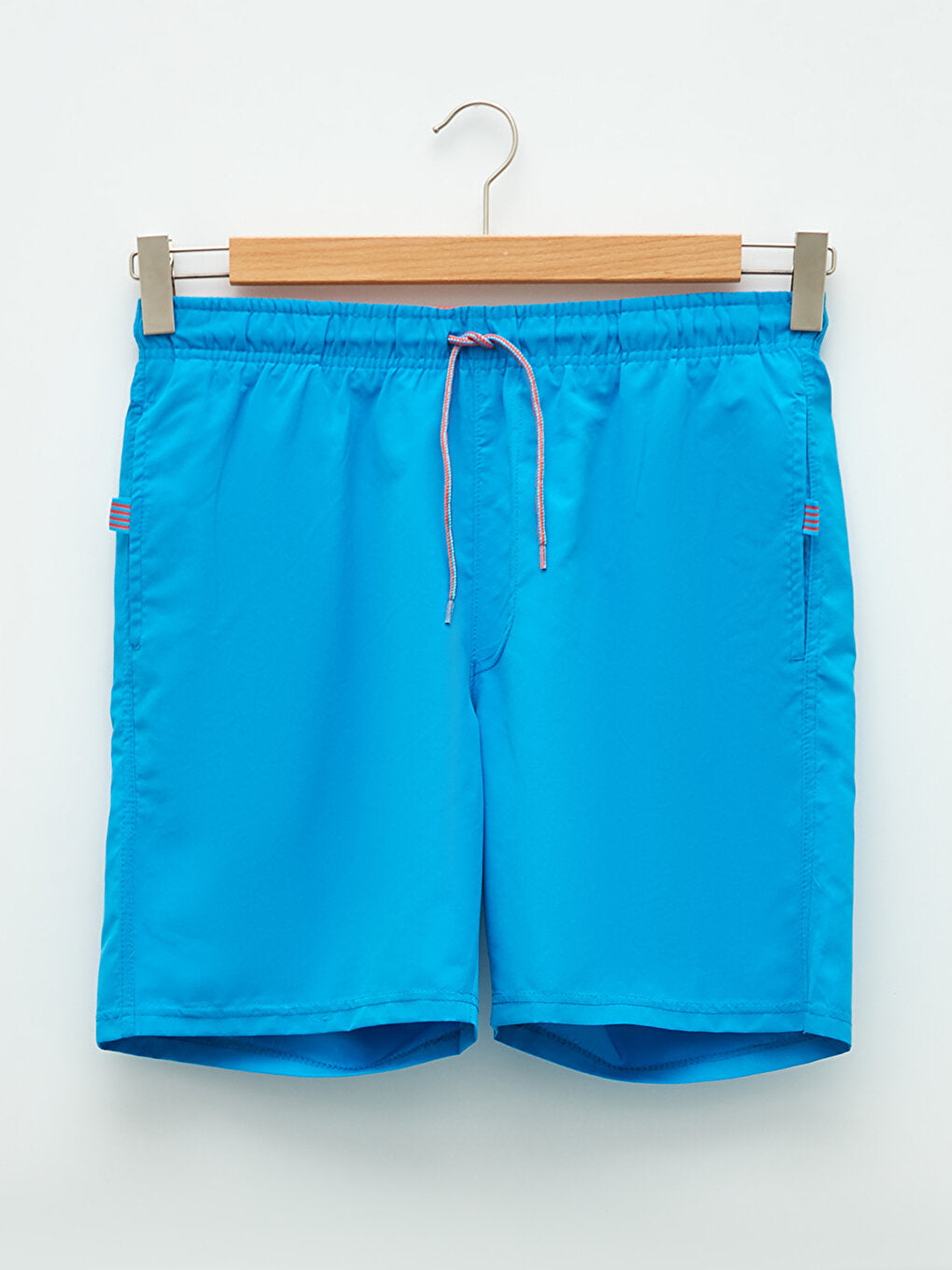 Knee-Length Basic Men's Swim Shorts