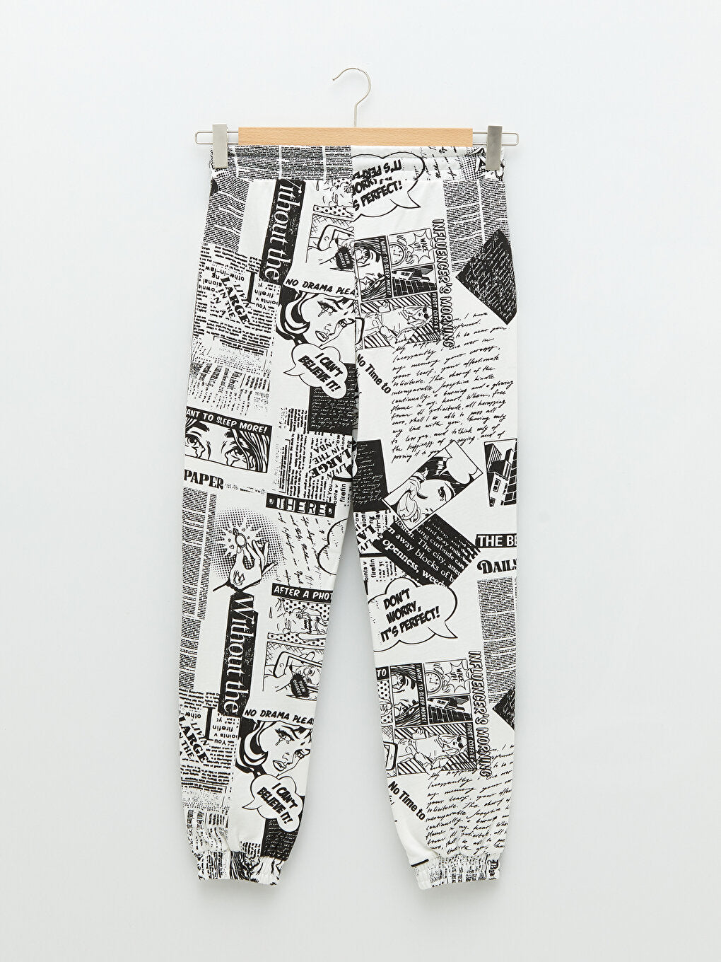 Printed Women's Jogger Sweatpants with Elastic Waist