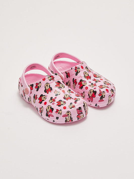 Minnie Mouse Licensed Perforated Girl's Sandals