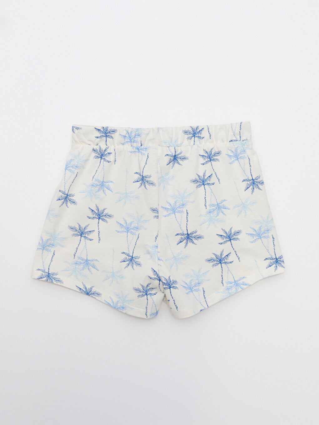 Printed Girls' Shorts with Elastic Waist