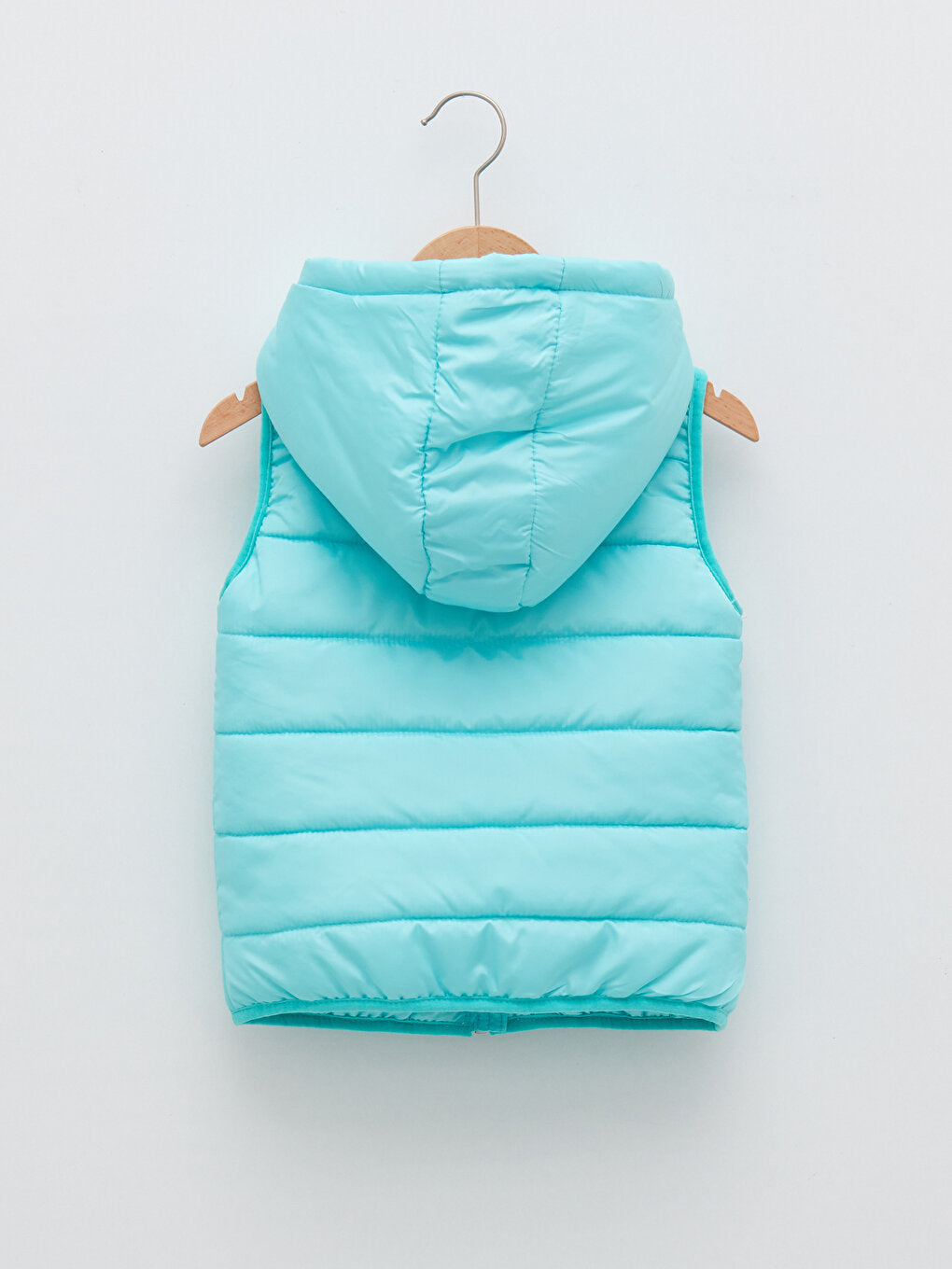 Hooded Basic Girl's Puffer Vest