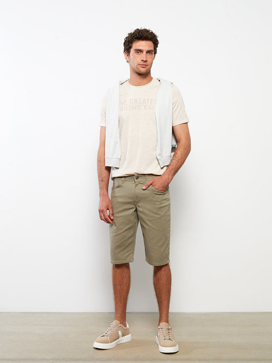 Standard Fit Bermuda Men's Shorts