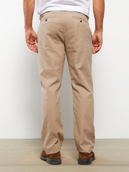 Wide Fit Men's Chino Trousers