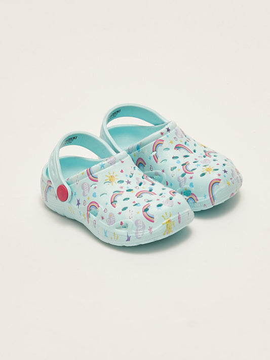 Printed Girls' Beach Sandals