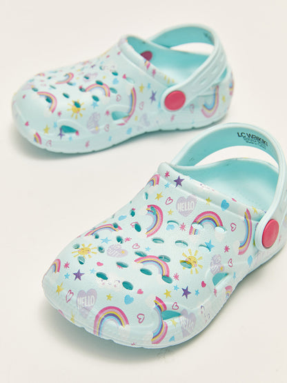 Printed Girls' Beach Sandals