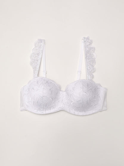 Underwire Unpadded Lace Bride Strapless Bra