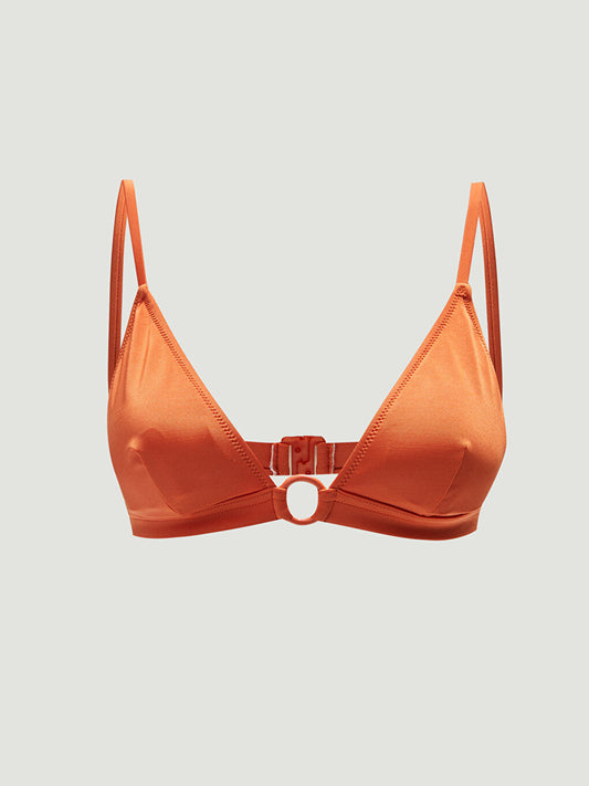 Plain Adjustable Strap Bikini Top