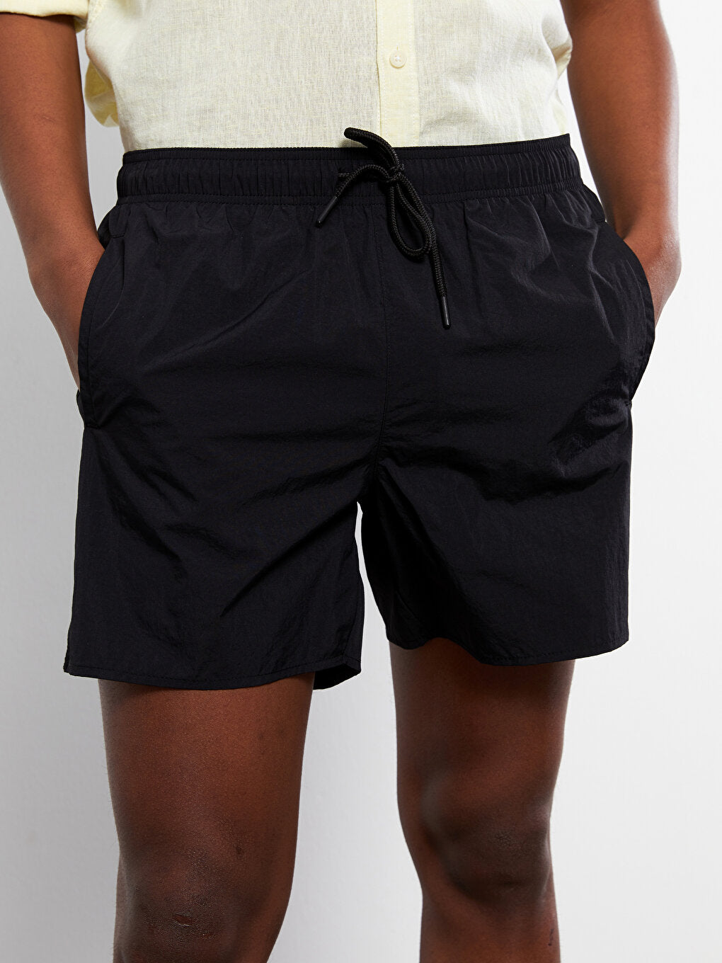 Short Length Basic Men's Swim Shorts