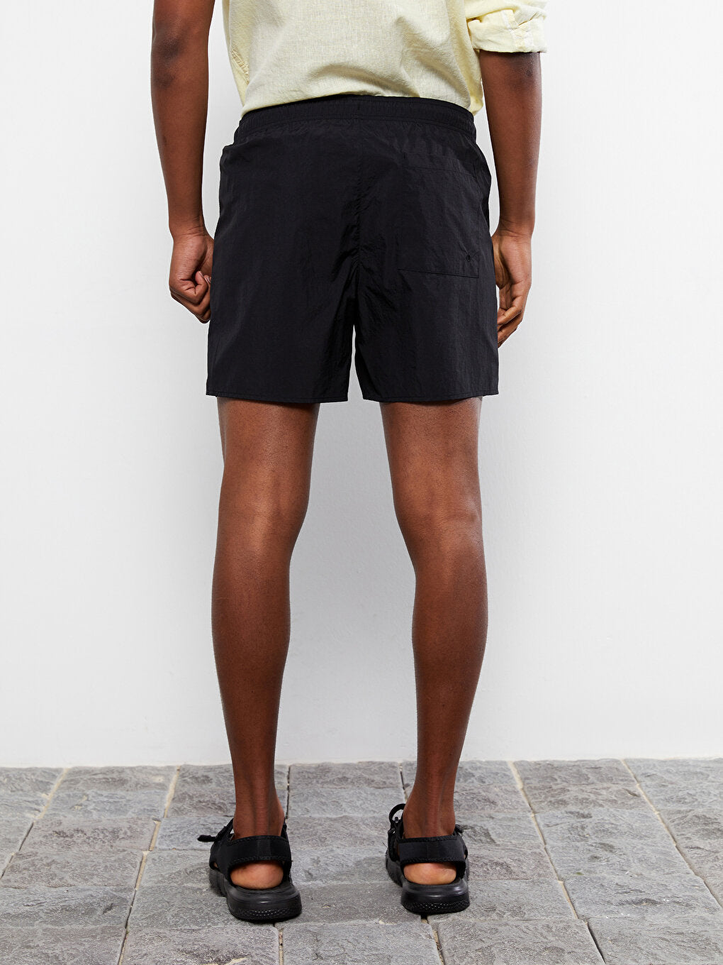 Short Length Basic Men's Swim Shorts