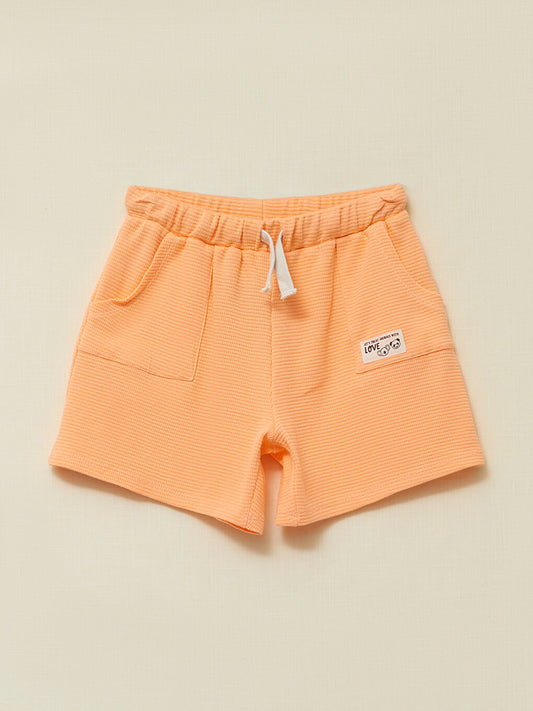 Basic Girls' Shorts with Elastic Waist