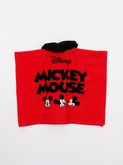 Mickey Mouse Licensed Hooded Boys Beach Towel