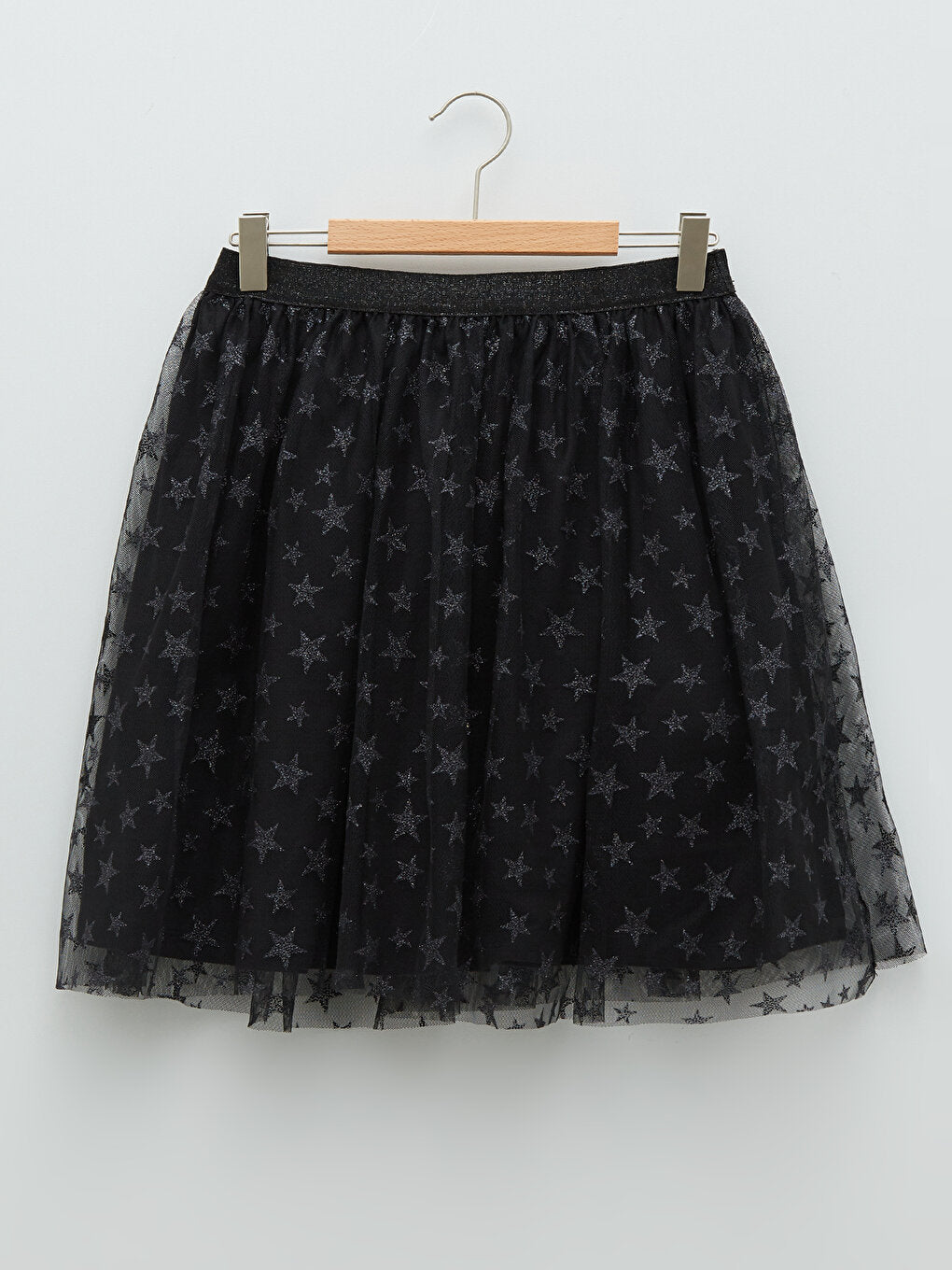 Printed Girl's Skirt with Elastic Waist