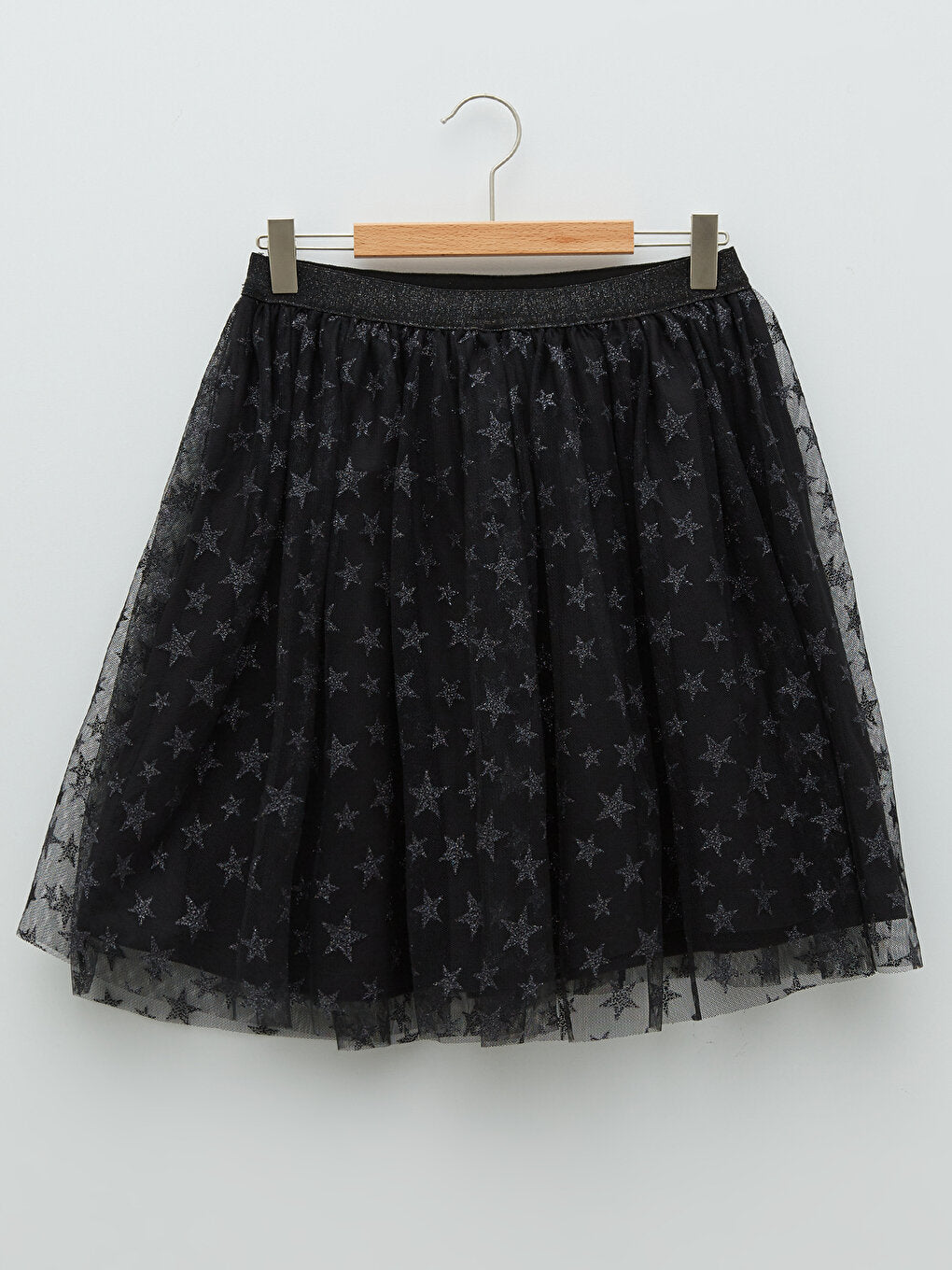 Printed Girl's Skirt with Elastic Waist