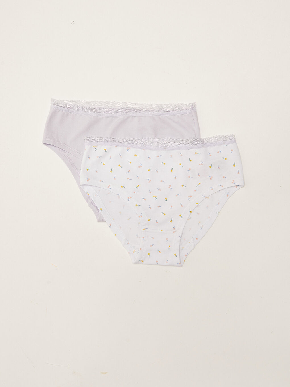 Printed Cotton Girl's Panties 2-pack