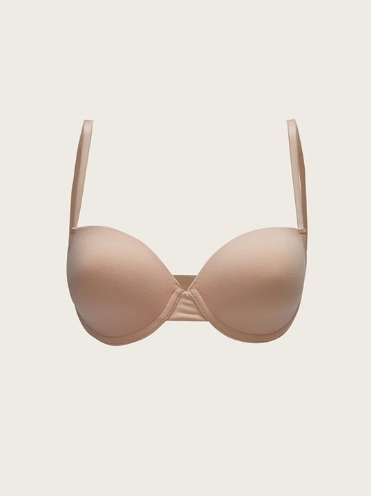 Underwire Plain Unpadded T-Shirt Bra