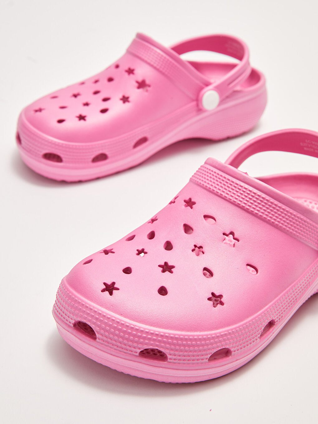 Girls' Sandals with Perforated Look