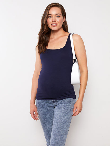 Maternity U Neck Plain Tank Top