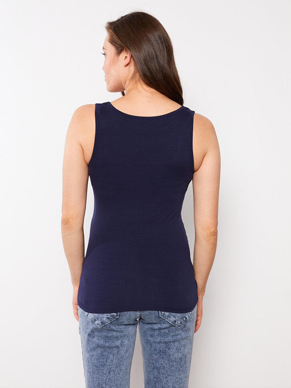 Maternity U Neck Plain Tank Top