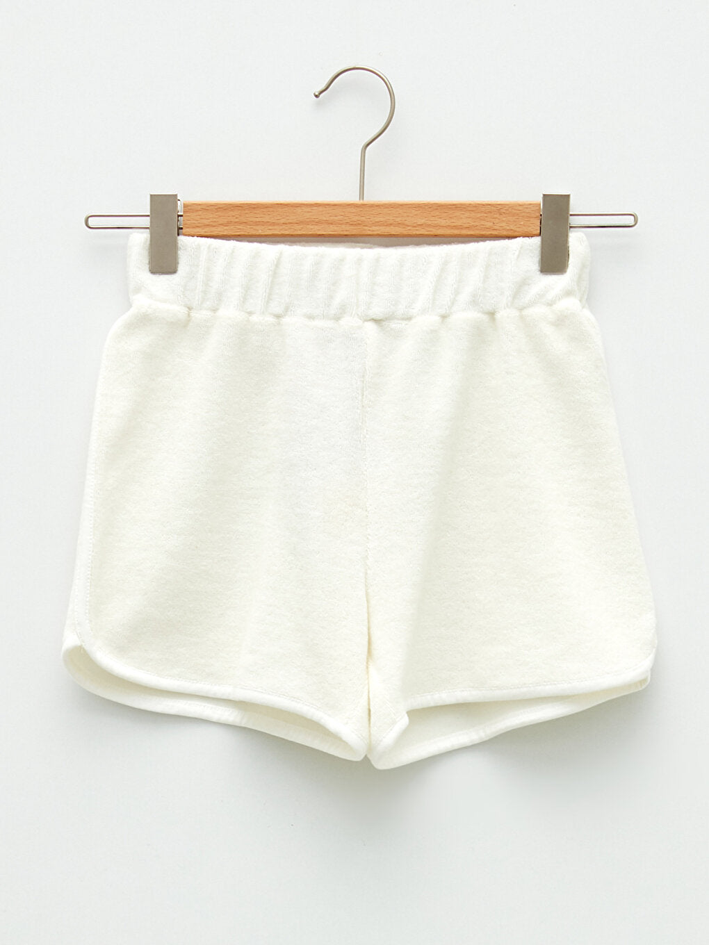 Basic Girls' Shorts with Elastic Waist