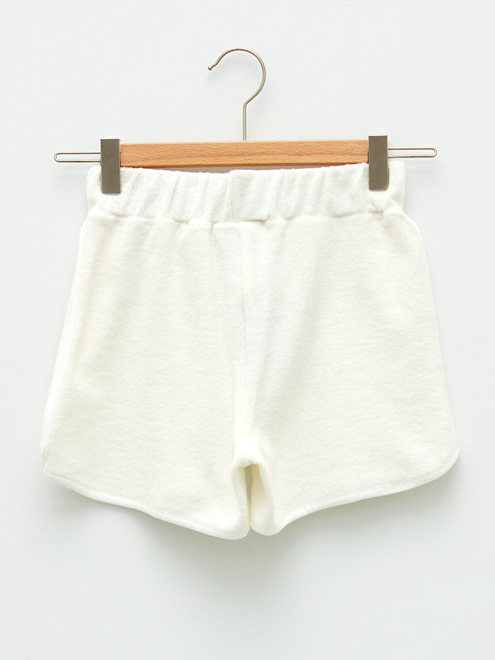 Basic Girls' Shorts with Elastic Waist