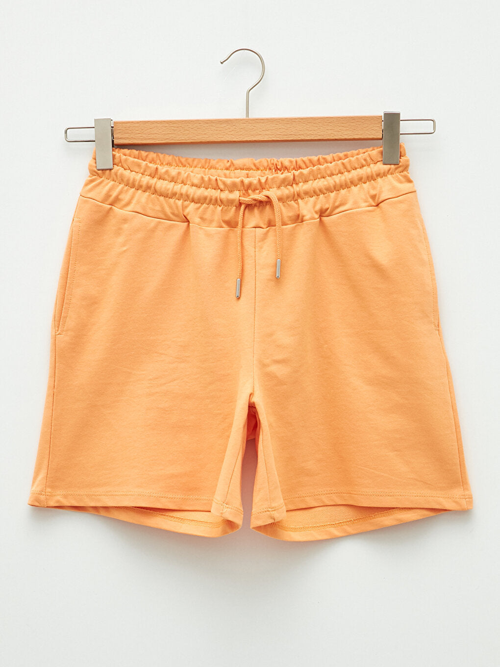 Maternity Bermuda Shorts with Elastic Waist and Flat Pocket Detail