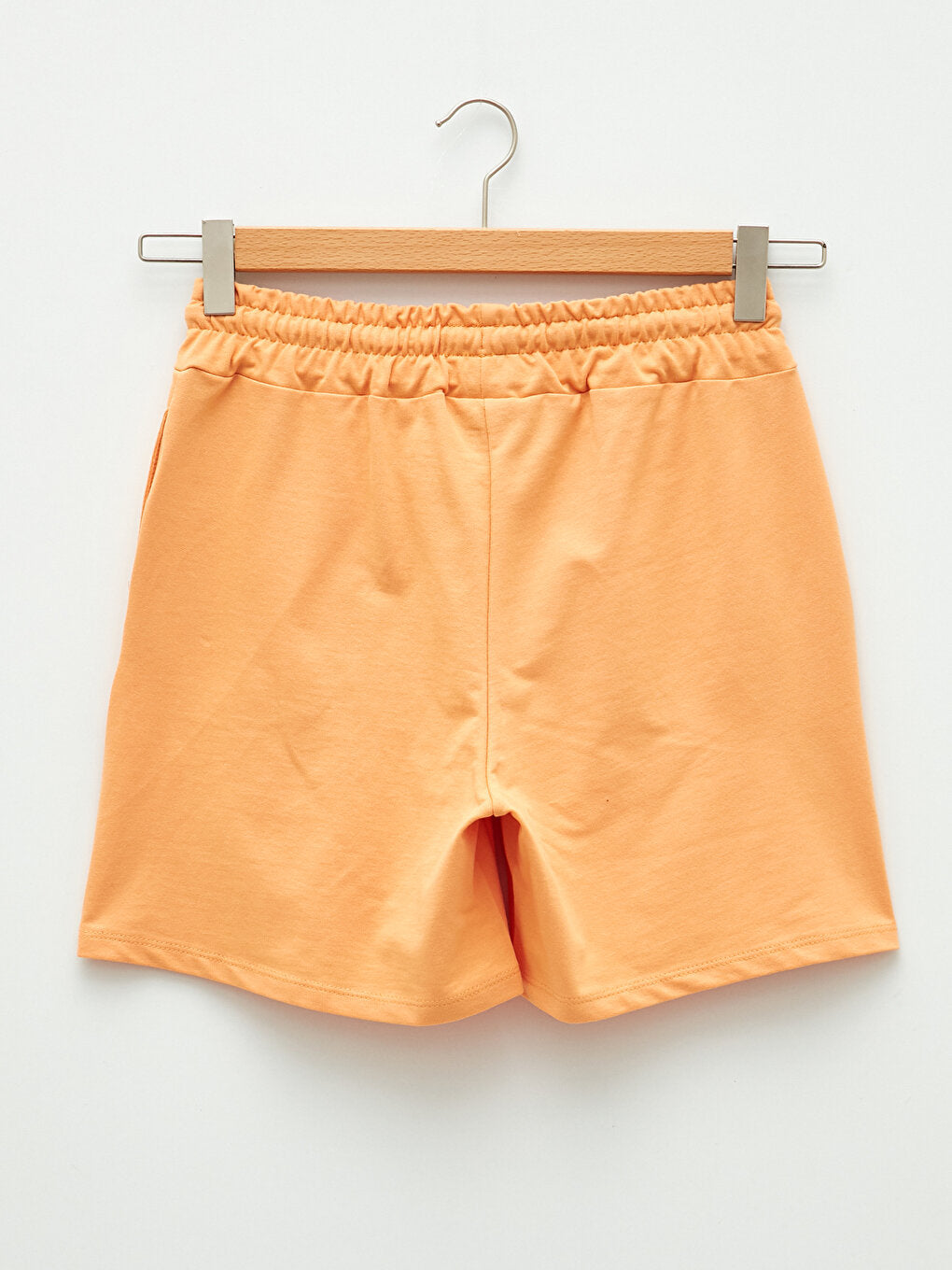 Maternity Bermuda Shorts with Elastic Waist and Flat Pocket Detail