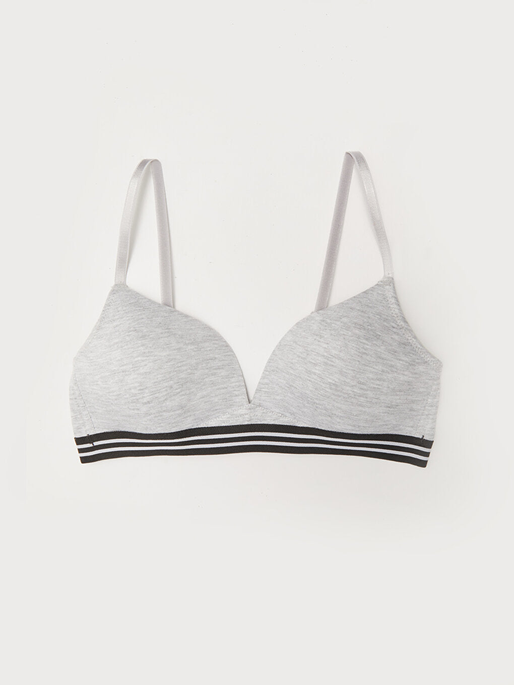 Striped Non-Wireless Bra