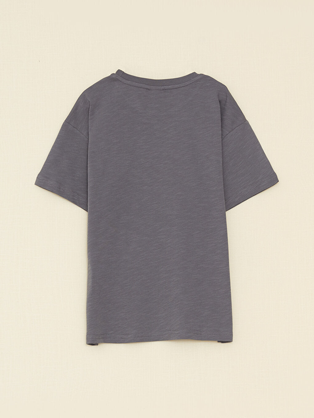 Crew Neck Printed Short Sleeve Organic Cotton Boys' T-Shirt