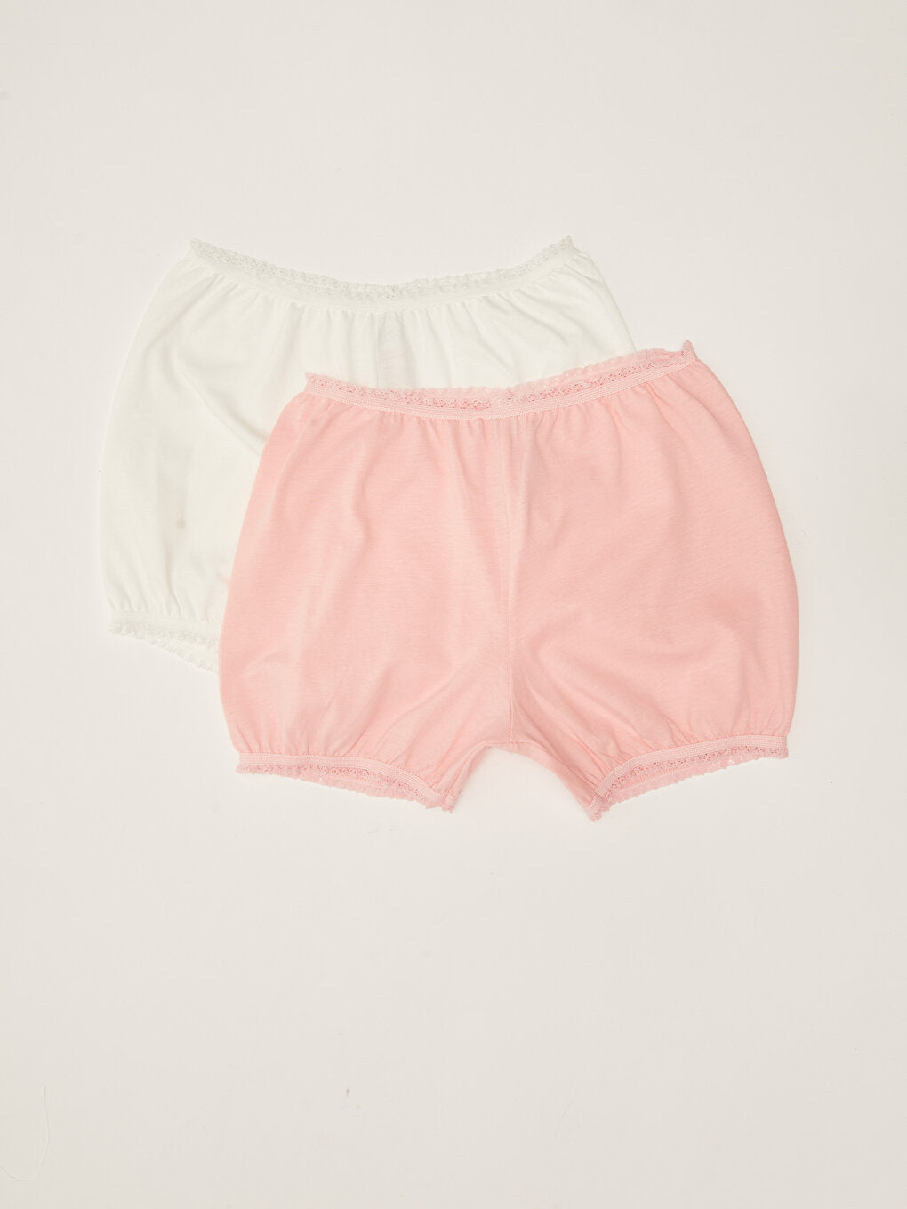 Basic Cotton Girl's Boxer 2-pack