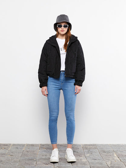 Hooded Quilted Women's Puffer Coat