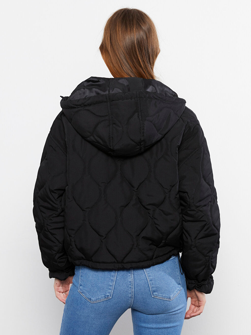 Hooded Quilted Women's Puffer Coat