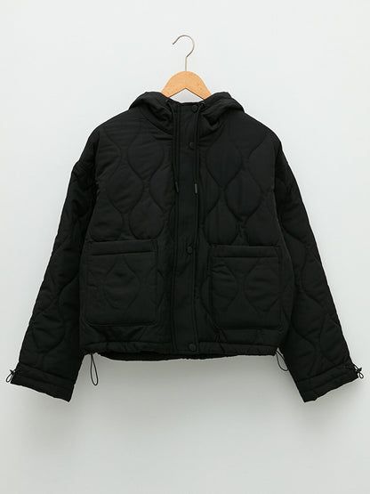 Hooded Quilted Women's Puffer Coat