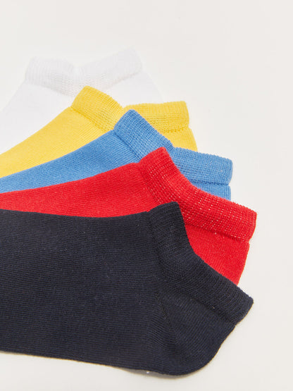 Color Blocked Boy's Booties Socks 5-pack