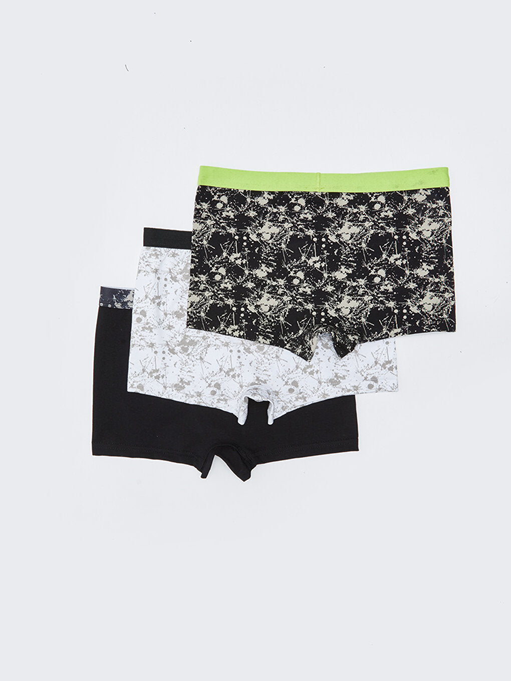 Printed Cotton Boys' Boxer 3-Piece