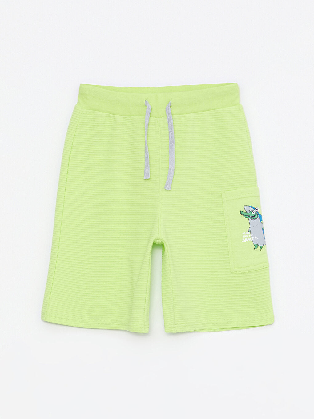 Printed Boys' Shorts with Elastic Waist