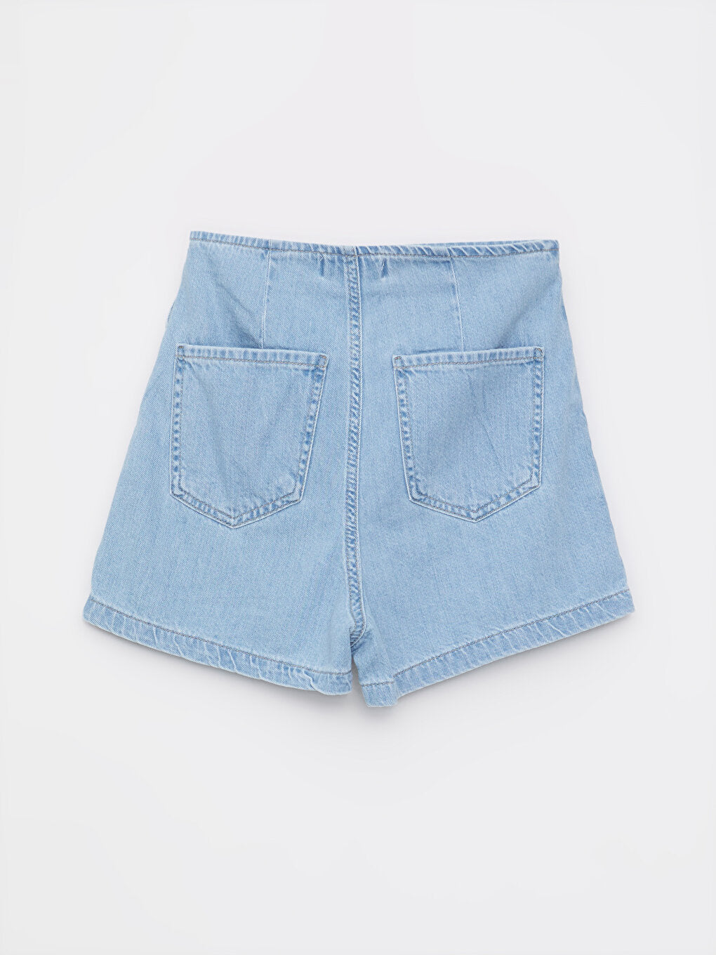 Women's Standard Fit Straight Jean Shorts Skirt