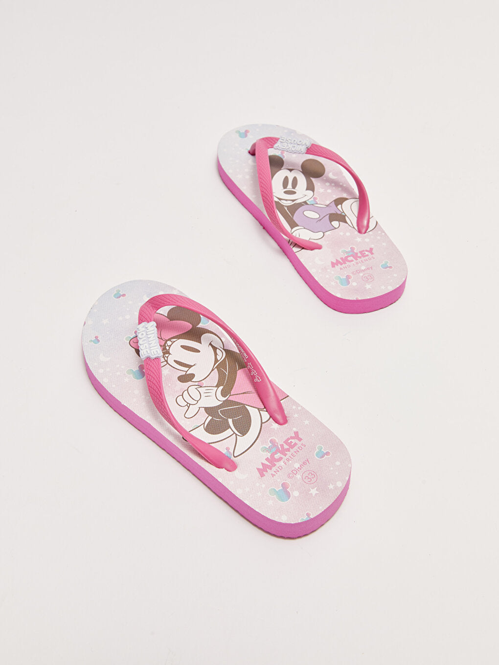 Minnie Mouse Licensed Flip Flops Girls' Beach Slippers