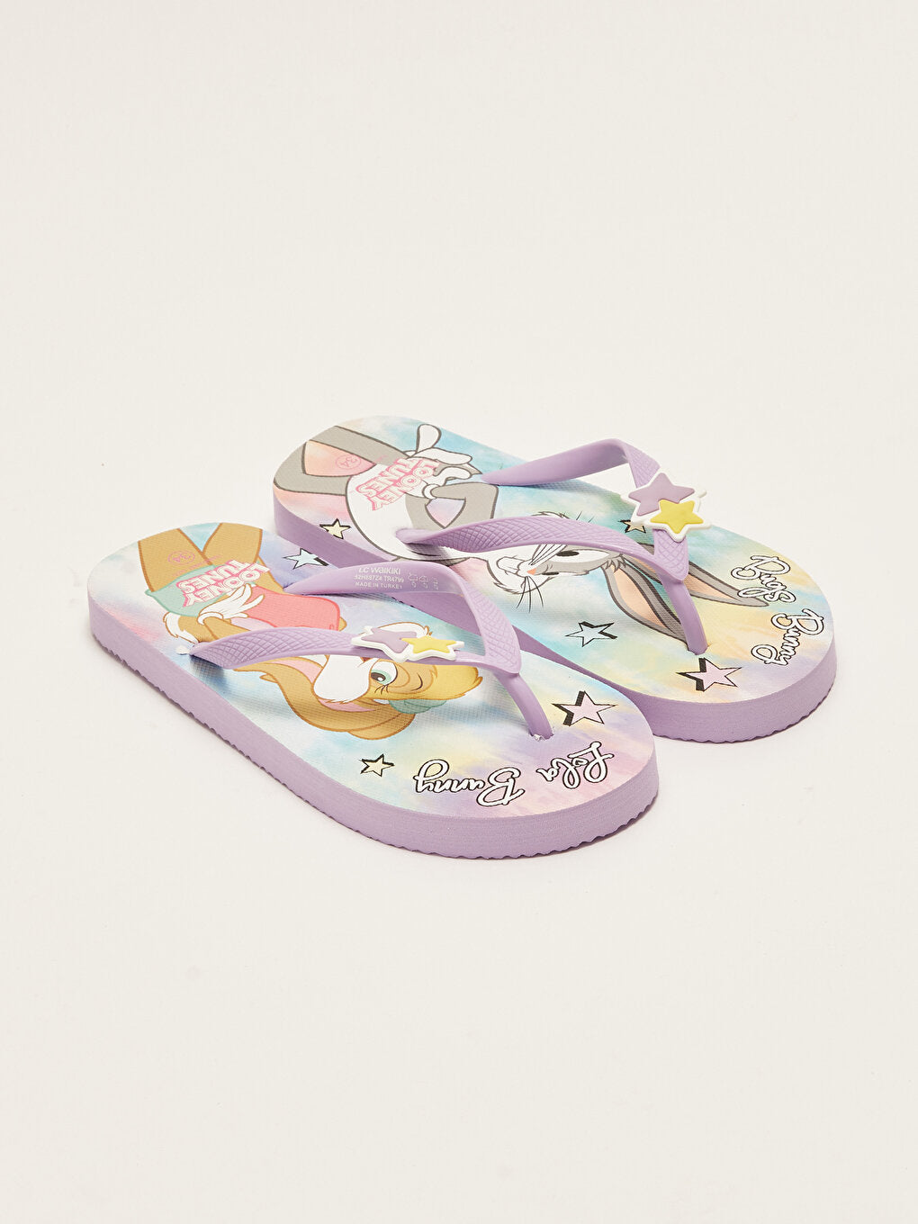 Bugs Bunny Printed Flip Flops Girls' Beach Slippers